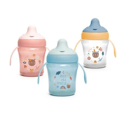 Suavinex Learning Cup, gotë mësimore me doreza për bebe