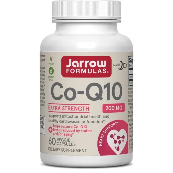 Jarrow Formulas Co-Q10 200 mg në kapsula vegjetariane me Kaneka Q10