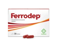 Erbozeta Ferrodep suplement me hekur Sunactive Fe dhe vitaminë C, 30 kapsula