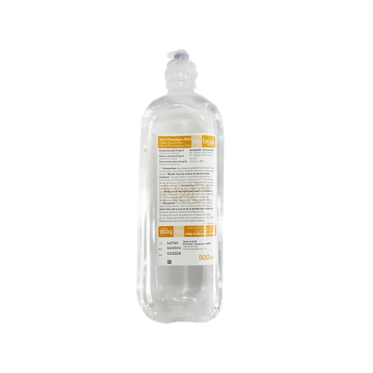 BASI NaCl0.9%, flakon500ml